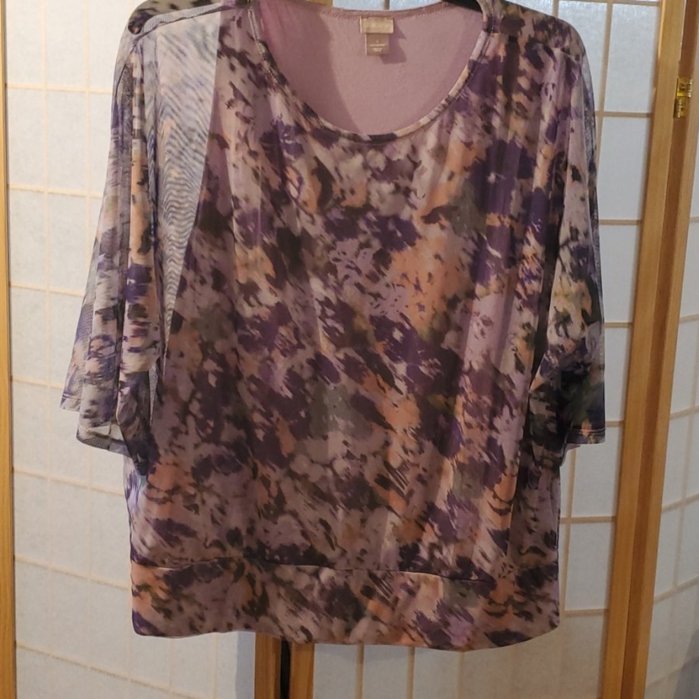 Purple Floral Tunic